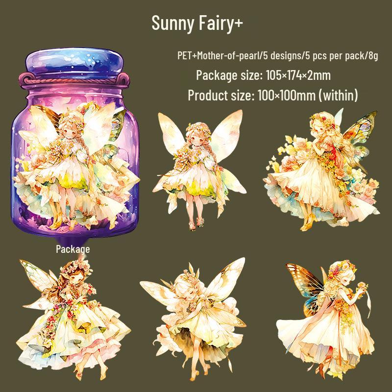 Beautiful Day Fairy Diary Light Stickers (5 Sheets, 6 Styles)
Beautiful Day Fairy Diary Light Stickers (5 Sheets, 6 Styles)