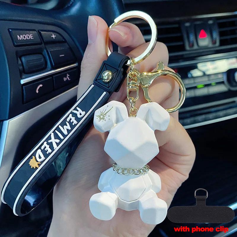 Cute Cartoon Universal Phone Wrist Strap Nordic Bunny Doll Keychain Fashion Punk Rabbit Keyring Car Bag Phone Case Chain білий
Cute Cartoon Universal Phone Wrist Strap Nordic Bunny Doll Keychain Fashion Punk Rabbit Keyring Car Bag Phone Case Chain білий
