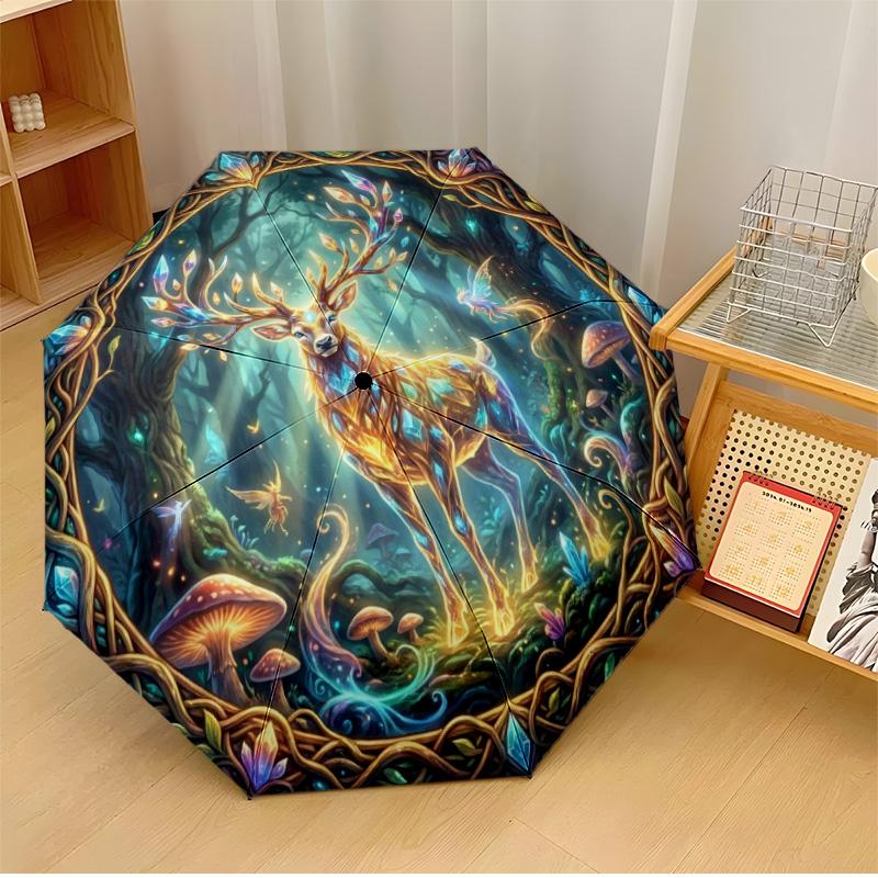 Jungle Adventure Animals Printed umbrella windproof folding umbrella portable sun and rain umbrella suitable for gifting
Jungle Adventure Animals Printed umbrella windproof folding umbrella portable sun and rain umbrella suitable for gifting