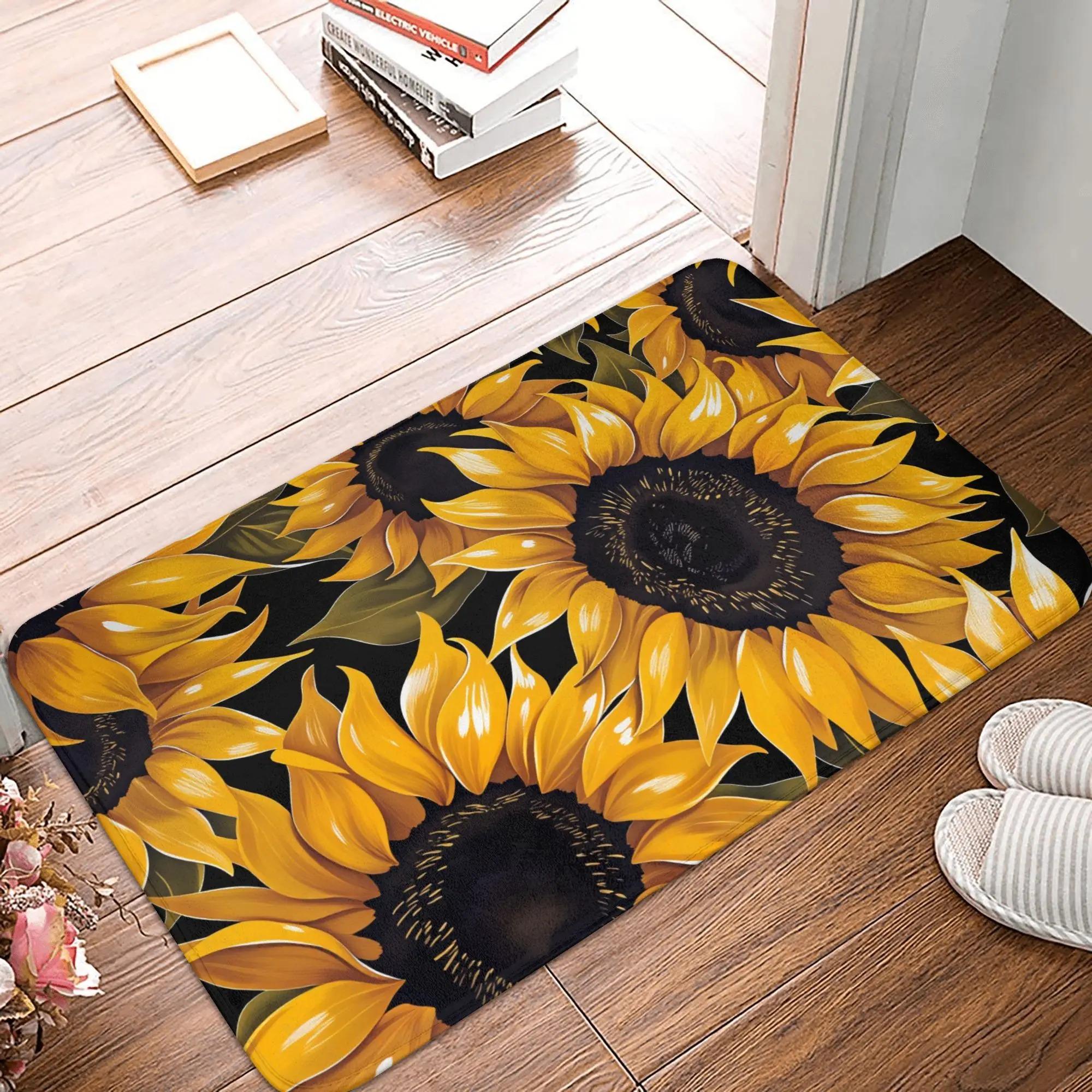 Beautiful Sunflower Flowers Pattern Doormat Anti-Slip Kitchen Bath Mat Garden Garage Door Floor Entrance Carpet Rug 40x60cm
Beautiful Sunflower Flowers Pattern Doormat Anti-Slip Kitchen Bath Mat Garden Garage Door Floor Entrance Carpet Rug 40x60cm