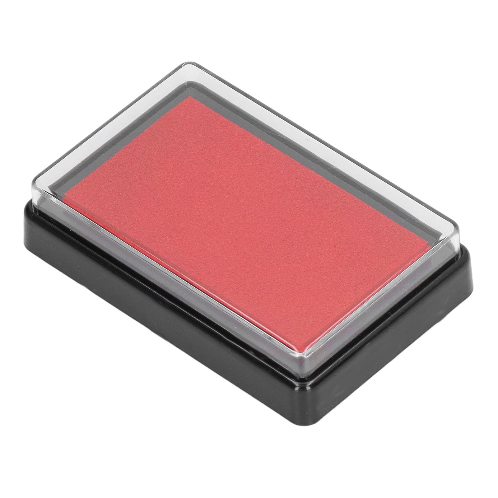 Подушечка для отпечатков лап младенца, безопасная, многоразовая, значимая, легко моющаяся, с бумагой для младенцев красный