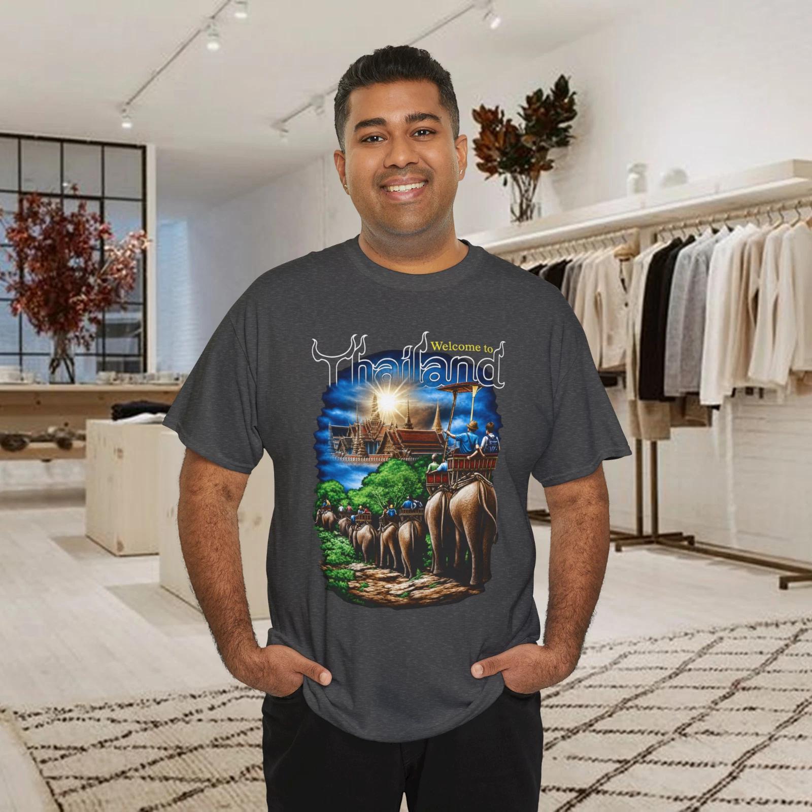 Welcome To Thailand Elephant Trek Temple Travel Graphic T-shirt M
Welcome To Thailand Elephant Trek Temple Travel Graphic T-shirt M