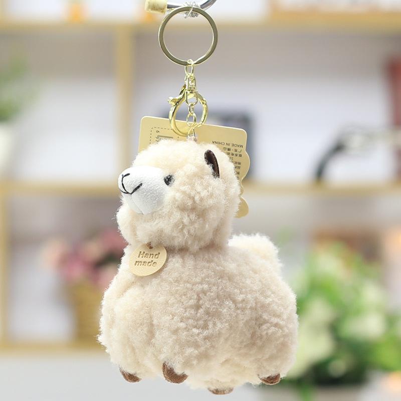 Plush Alpaca Keychain Soft Stuffed Animal Key Ring Bag Charm Accessory for Keys and Bags Handmade Design Durable Attachment One Size
Plush Alpaca Keychain Soft Stuffed Animal Key Ring Bag Charm Accessory for Keys and Bags Handmade Design Durable Attachment One Size