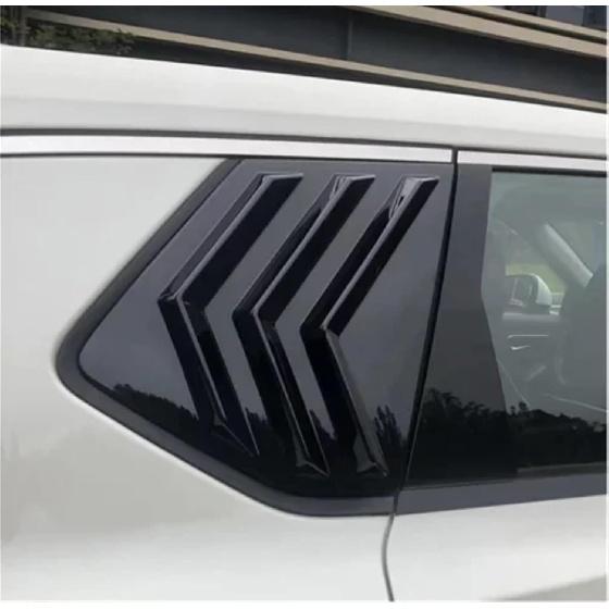 Quarter Rear Window Louver Scoop Vent Cover Trim Compatible For Nissan Rogue 2021-2023 Black Glossy Carbon Fiber Look(Glossy Black) Glossy Black
Quarter Rear Window Louver Scoop Vent Cover Trim Compatible For Nissan Rogue 2021-2023 Black Glossy Carbon Fiber Look(Glossy Black) Glossy Black