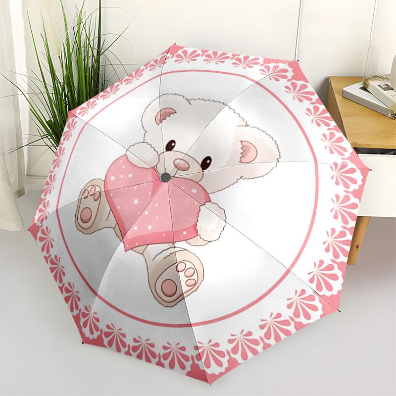 1pc Teddy Bear Heart Pink Automatic Umbrella Portable Home Essential Umbrella, Iron Umbrella Structure Suitable for All Seasons yy251123132
1pc Teddy Bear Heart Pink Automatic Umbrella Portable Home Essential Umbrella, Iron Umbrella Structure Suitable for All Seasons yy251123132