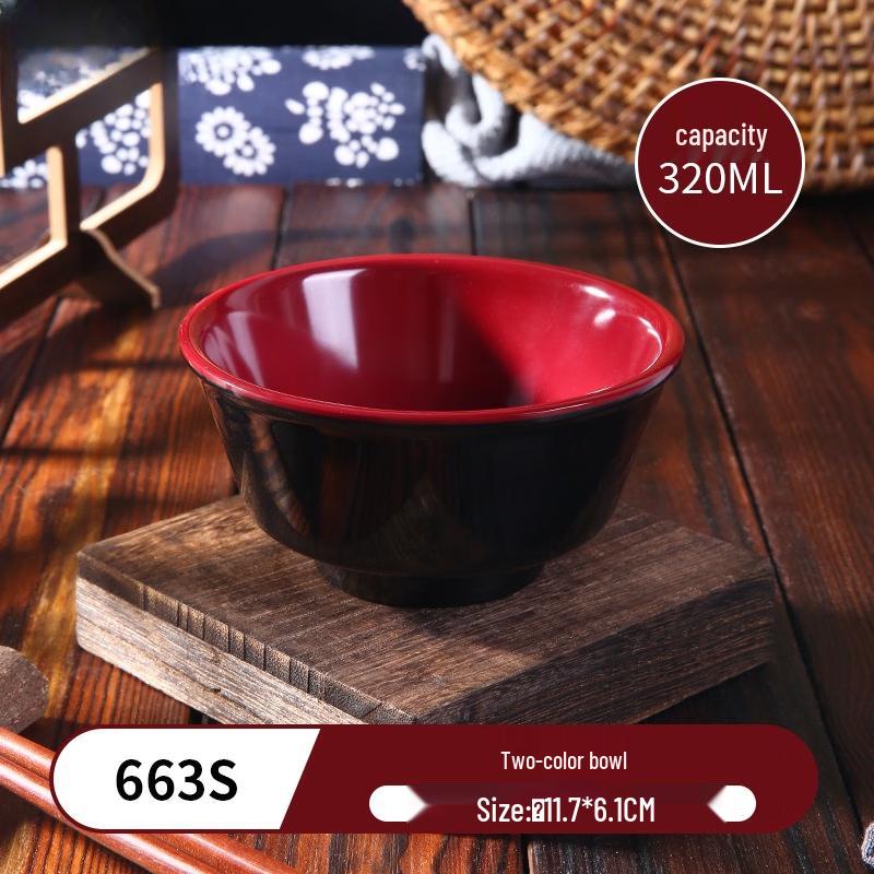 Lantuan Melamine Black & Red Serving Bowl
Lantuan Melamine Black & Red Serving Bowl