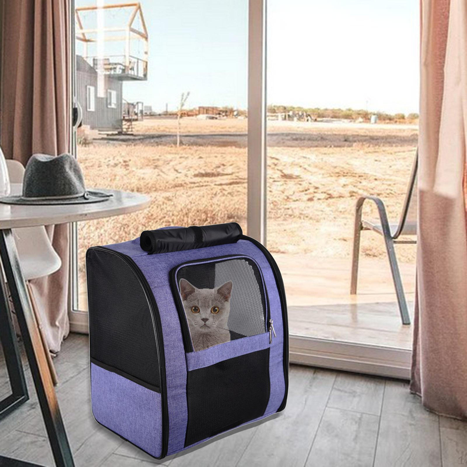 Collapsible Pet Backpack Outdoor Bag Tote Adjustable Strap Sightseeing Purple S
Collapsible Pet Backpack Outdoor Bag Tote Adjustable Strap Sightseeing Purple S