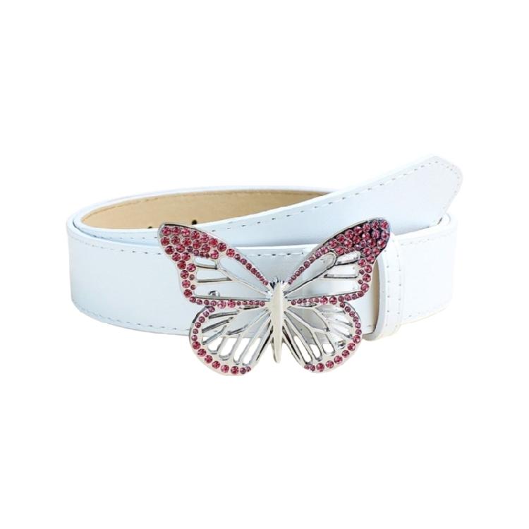 PU Leather Thin Waistband Adjustable Belt with Stylish Butterfly Rhinestoned Buckle for Professionals and Trendsetters білий
PU Leather Thin Waistband Adjustable Belt with Stylish Butterfly Rhinestoned Buckle for Professionals and Trendsetters білий