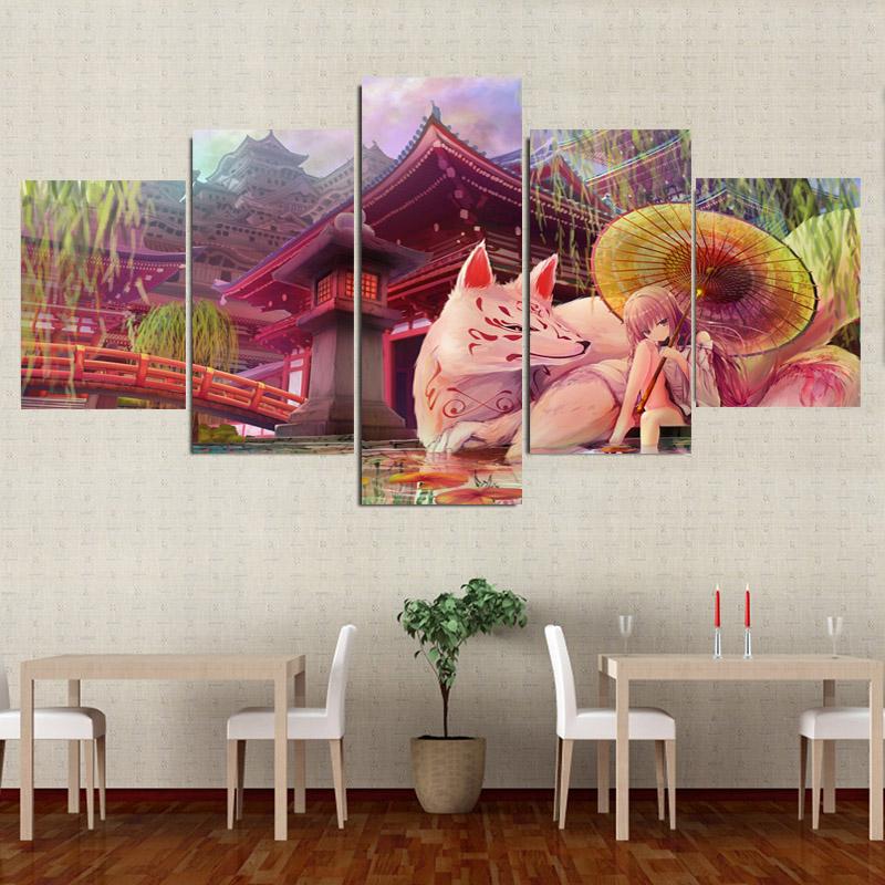 5 Piece Wall Art Canvas Painting Japanese Anime Styles Kimono Girl Modular Pictures Modern Living Room Home Decor No Frame 20x35 20x45 20x55cm
5 Piece Wall Art Canvas Painting Japanese Anime Styles Kimono Girl Modular Pictures Modern Living Room Home Decor No Frame 20x35 20x45 20x55cm