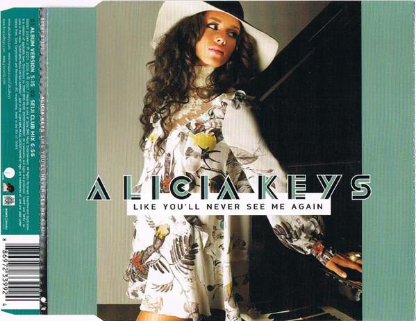 CD ALICIA KEYS - Like You ll Never See Me Again 88697233992 J Records, Sony 2008 Europe Dance & Electronica Used
CD ALICIA KEYS - Like You ll Never See Me Again 88697233992 J Records, Sony 2008 Europe Dance & Electronica Used