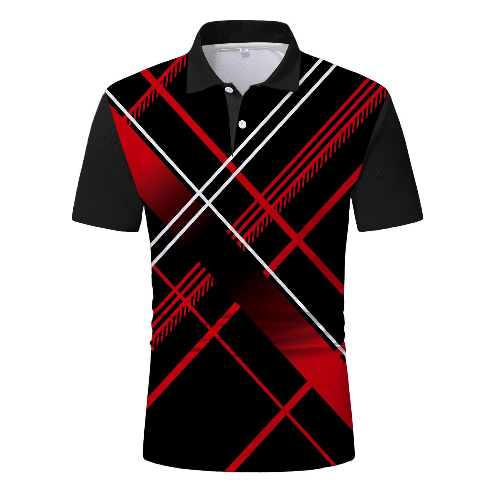 Мужская летняя спортивная одежда с пуговицами и лацканами, рубашка с коротким рукавом, повседневные дышащие удобные топы для гольфа XXL красный
Мужская летняя спортивная одежда с пуговицами и лацканами, рубашка с коротким рукавом, повседневные дышащие удобные топы для гольфа XXL красный