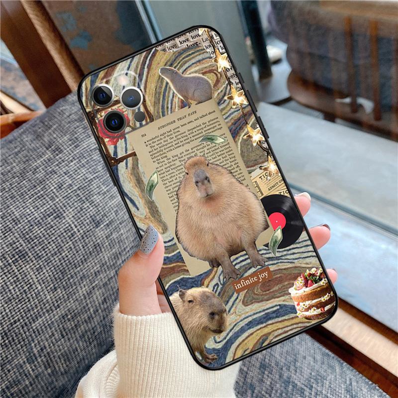 Funny Capybara Phone Case For iPhone 16 14 13 12 11 15 Pro Max 12 13 mini XR 15 16 Plus 16e Cover Shell iPhone 16
Funny Capybara Phone Case For iPhone 16 14 13 12 11 15 Pro Max 12 13 mini XR 15 16 Plus 16e Cover Shell iPhone 16