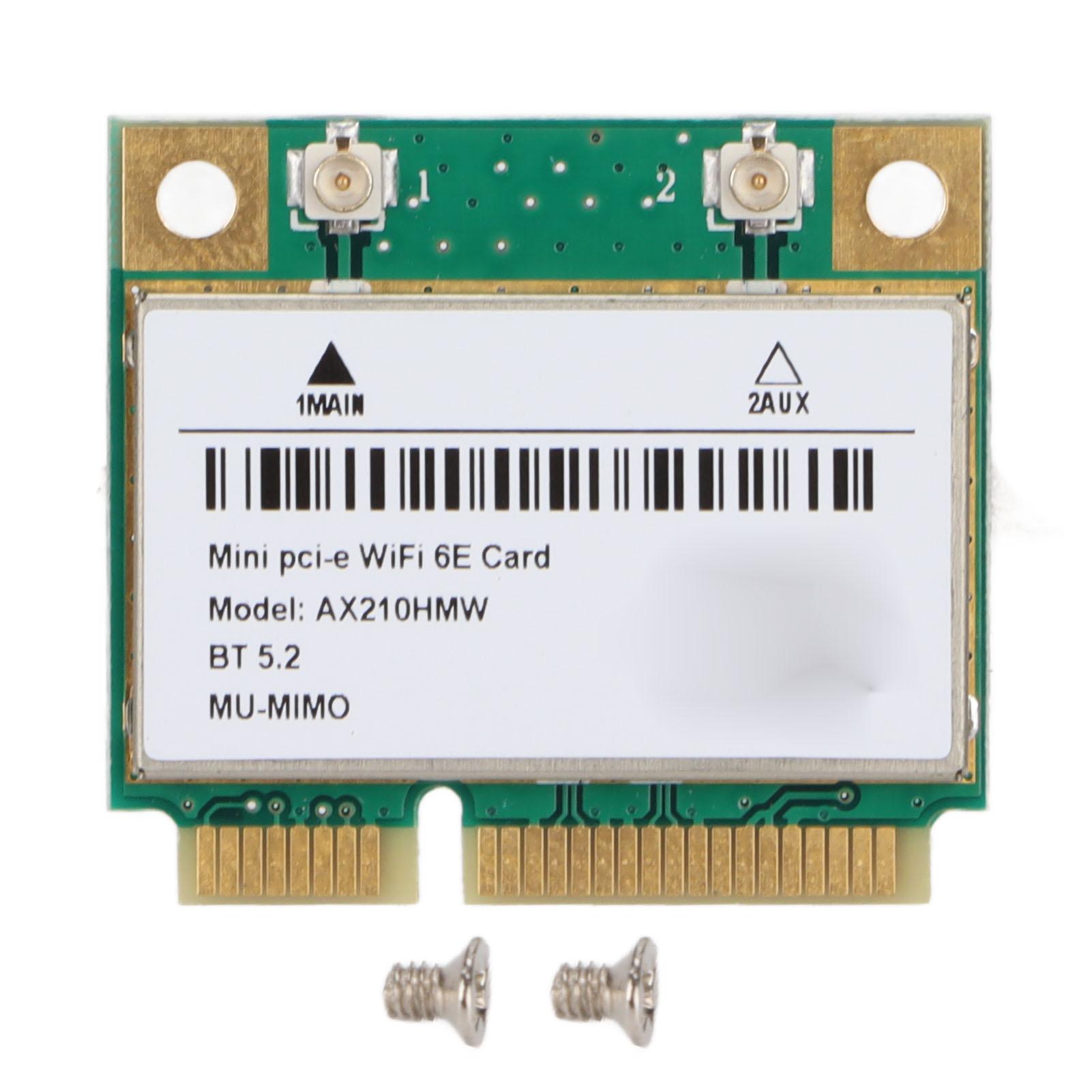 Бездротова карта 2,4 ГГц 5 ГГц 6 ГГц Міні-інтерфейс PCIE Високоефективний мережевий адаптер передачі
Бездротова карта 2,4 ГГц 5 ГГц 6 ГГц Міні-інтерфейс PCIE Високоефективний мережевий адаптер передачі