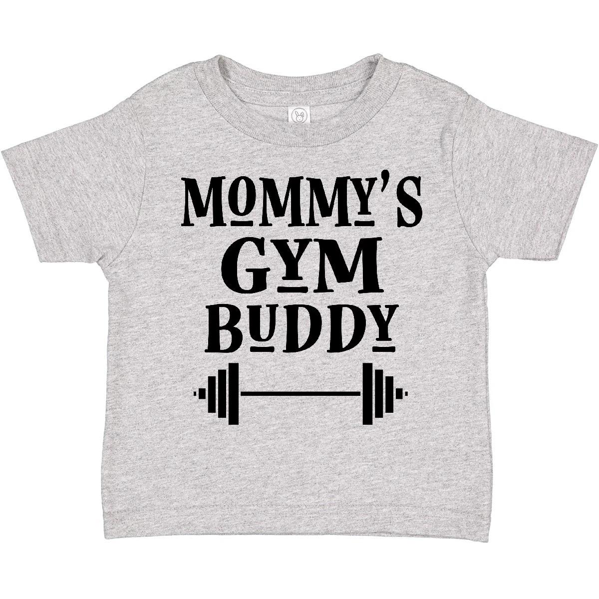 Inktastic Mommy Gym Buddy Workout Toddler kids boys T-Shirt Apparel Work Out Boys Girls 120
Inktastic Mommy Gym Buddy Workout Toddler kids boys T-Shirt Apparel Work Out Boys Girls 120
