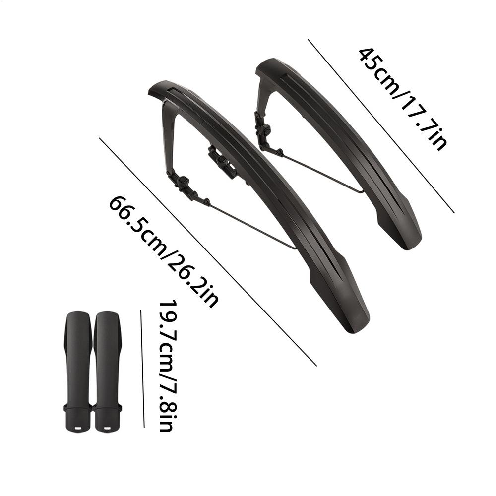 Bike Mudguard Adjustable Quick Release Mudflap Bicycle Mudguards For Mountain Road Cycling Commuting Recreational Biking
Bike Mudguard Adjustable Quick Release Mudflap Bicycle Mudguards For Mountain Road Cycling Commuting Recreational Biking