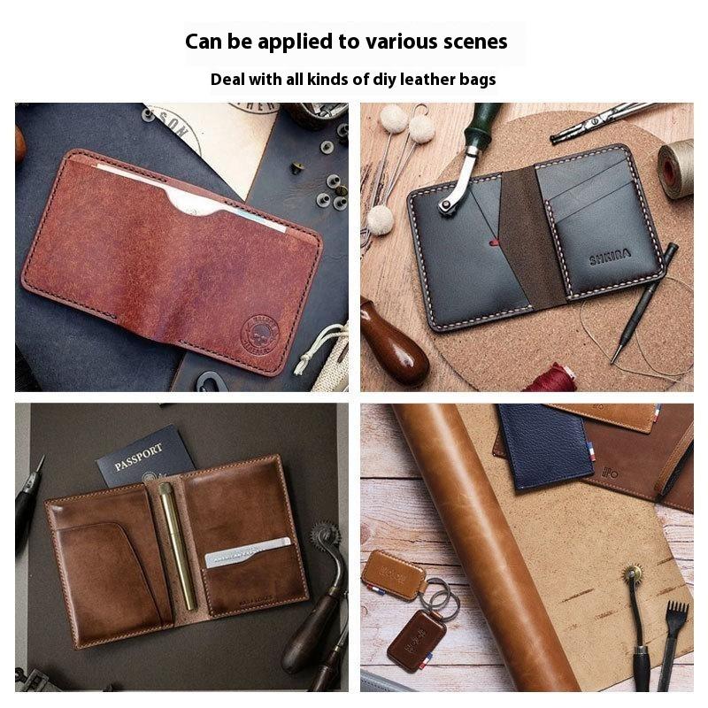 DIY Leather Craft Tool Spacing Wheel Tracing Marking Stitching Groover for Leatherwork Type A
DIY Leather Craft Tool Spacing Wheel Tracing Marking Stitching Groover for Leatherwork Type A