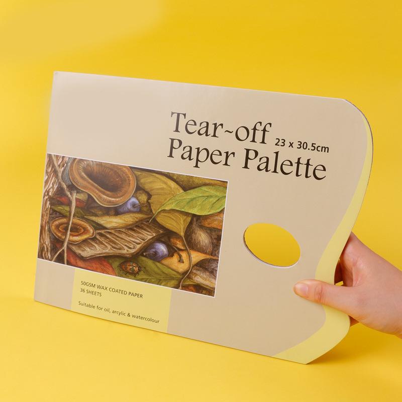 Disposable Tear-off Palette Book: 36 Pages for Acrylic & Oil Paint Mixing
Disposable Tear-off Palette Book: 36 Pages for Acrylic & Oil Paint Mixing