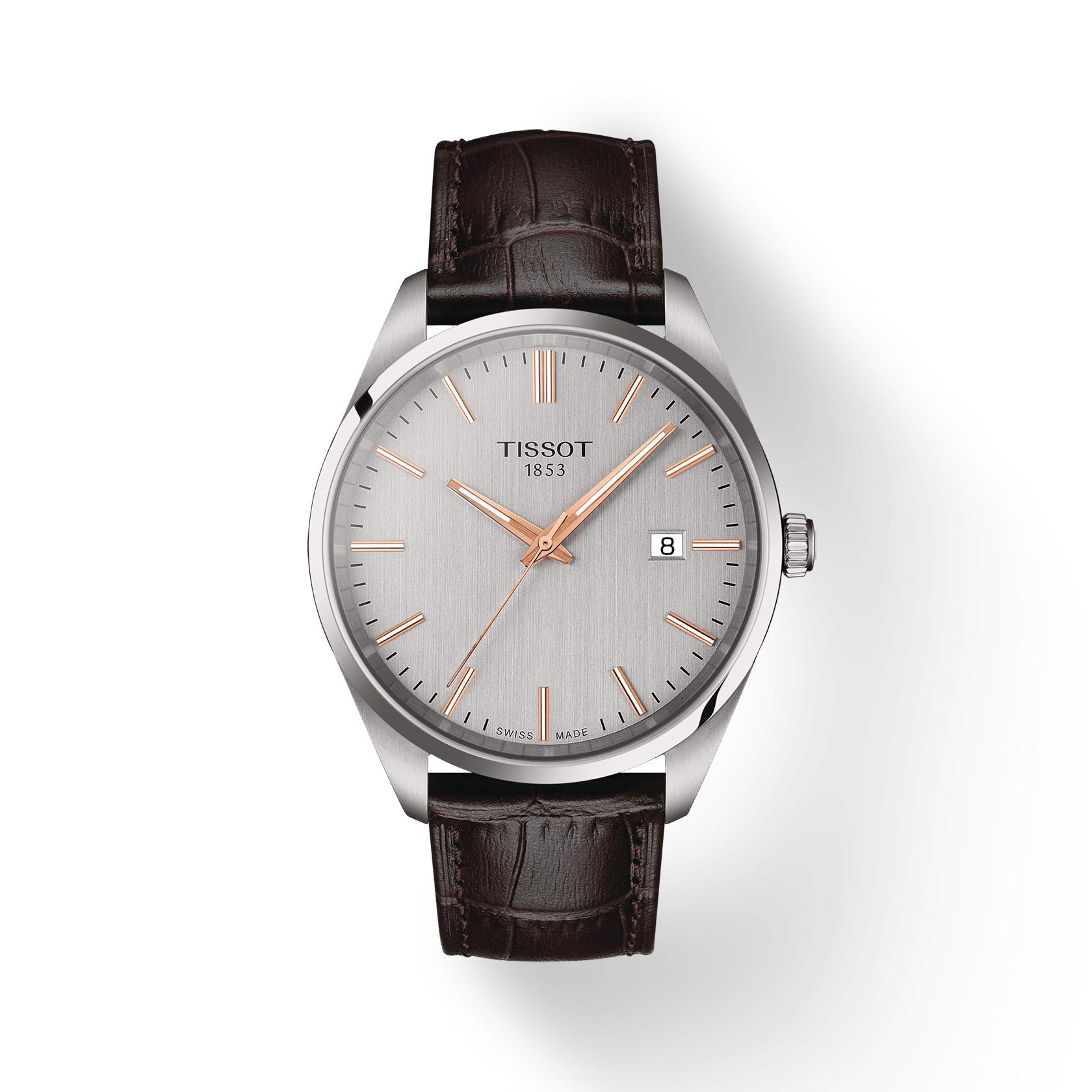 Tissot Leather Strap silver Dial Men s Fashion Watch T150.410.16.031.00 срібний
Tissot Leather Strap silver Dial Men s Fashion Watch T150.410.16.031.00 срібний
