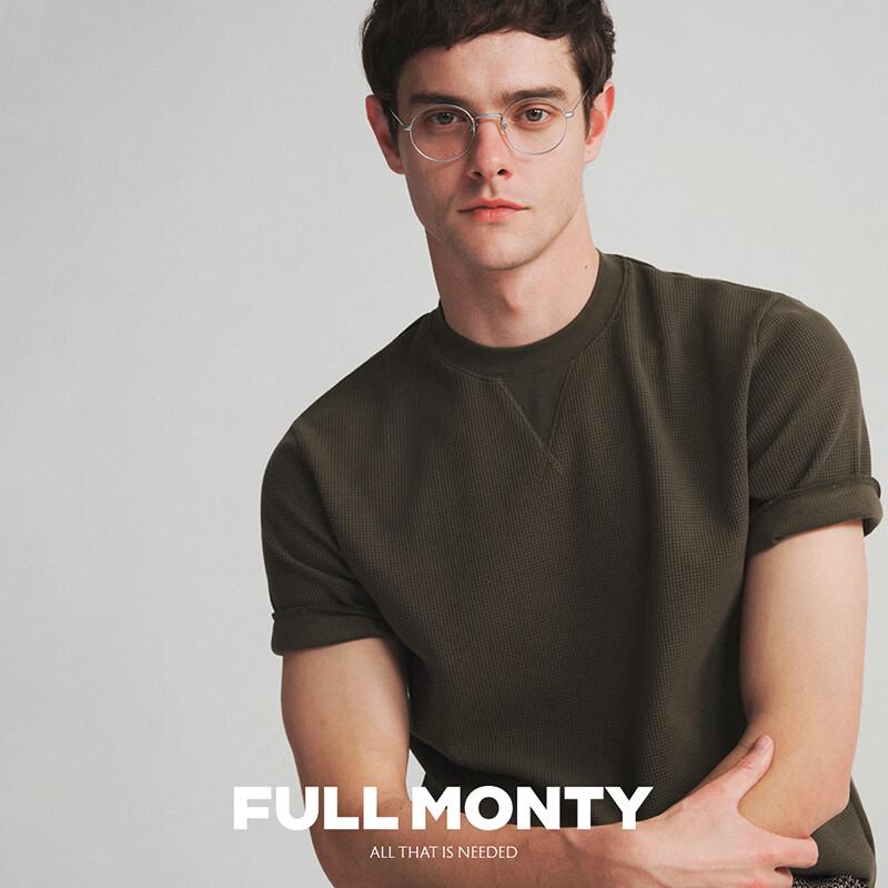 FULL MONTY Men s Waffle Knit Short Sleeve Round Neck T-Shirt M
FULL MONTY Men s Waffle Knit Short Sleeve Round Neck T-Shirt M