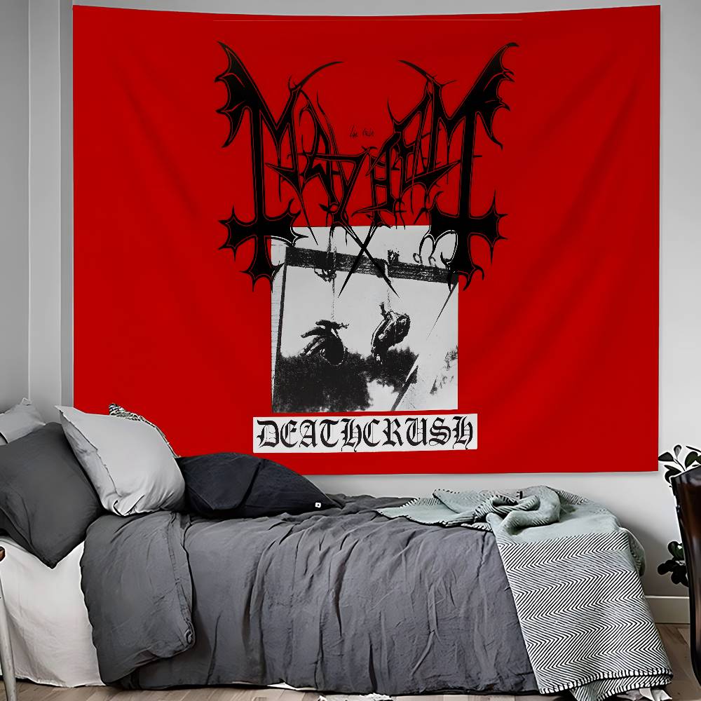 Mayhem Death Rock Band Hippie Wall Hanging Tapestries Art Science Fiction Room Home Decor Kawaii Room Decor 74x94cm(29x37in)
Mayhem Death Rock Band Hippie Wall Hanging Tapestries Art Science Fiction Room Home Decor Kawaii Room Decor 74x94cm(29x37in)