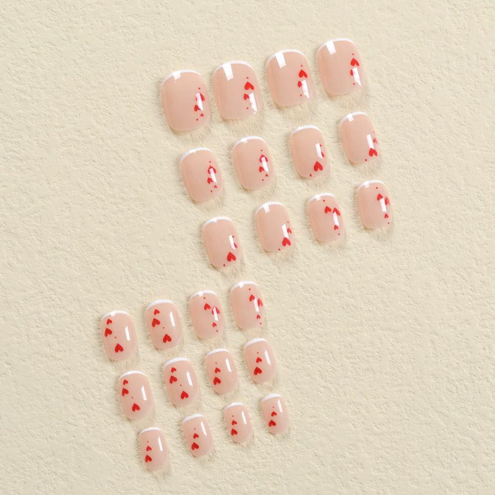 Wearable Manicure French False Nail Round Head Press on Nails Valentine s Day Fake Nails Women
Wearable Manicure French False Nail Round Head Press on Nails Valentine s Day Fake Nails Women