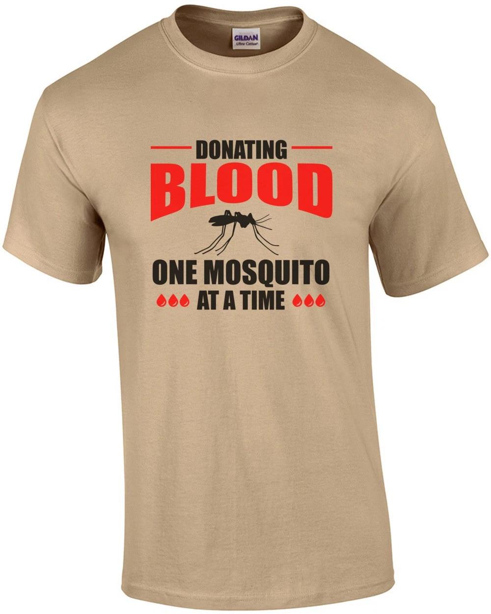 Donating Blood - One Mosquito At A Time - Camping T-shirt S
Donating Blood - One Mosquito At A Time - Camping T-shirt S