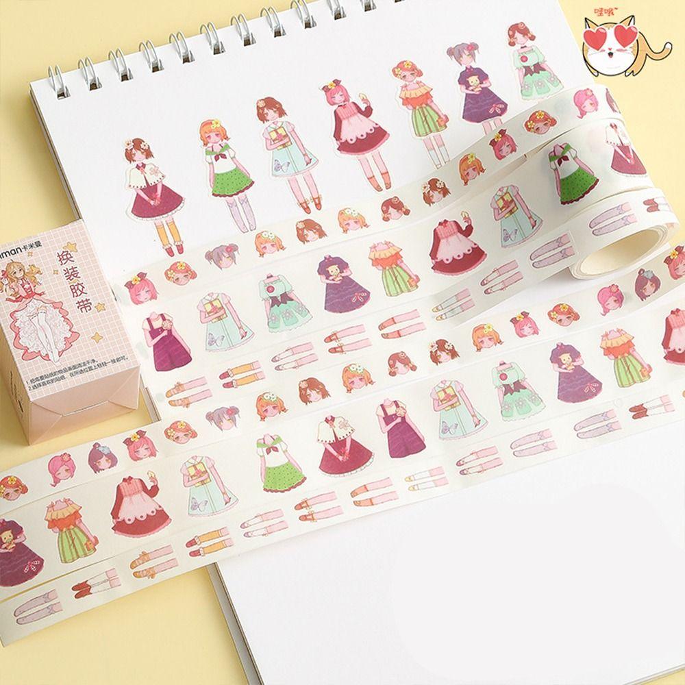 Dress Up Tape Stickers DIY Decorative Stickers Lovely Little Girl Stickers Stationery Stickers
Dress Up Tape Stickers DIY Decorative Stickers Lovely Little Girl Stickers Stationery Stickers