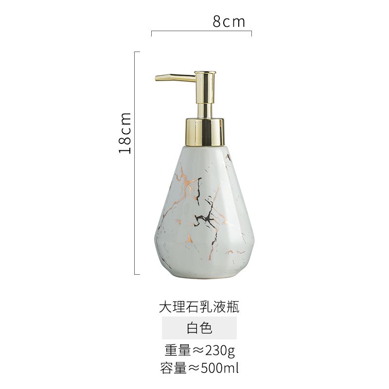 Simple Ceramic Diamond Storage Bottle Marbled Lotion Shampoo Storage Bottle Soap Liquid Container Bathroom Ornament Accessories
Simple Ceramic Diamond Storage Bottle Marbled Lotion Shampoo Storage Bottle Soap Liquid Container Bathroom Ornament Accessories