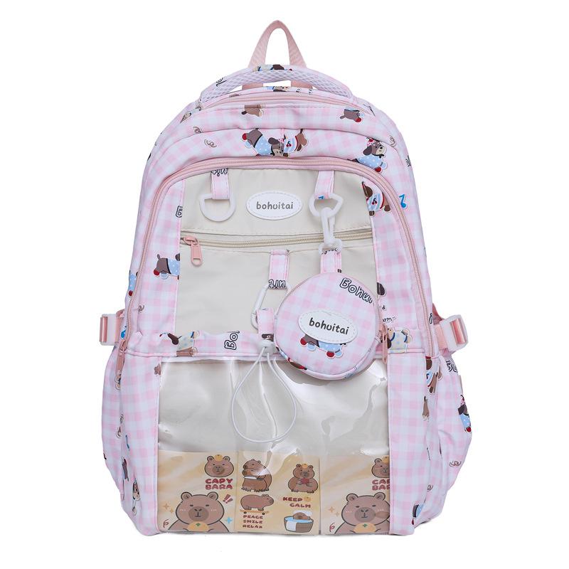 Japanese Anime Plaid Backpack for Junior High Students – Cute, Colorful, Large Capacity Single Bag розовый
Japanese Anime Plaid Backpack for Junior High Students – Cute, Colorful, Large Capacity Single Bag розовый