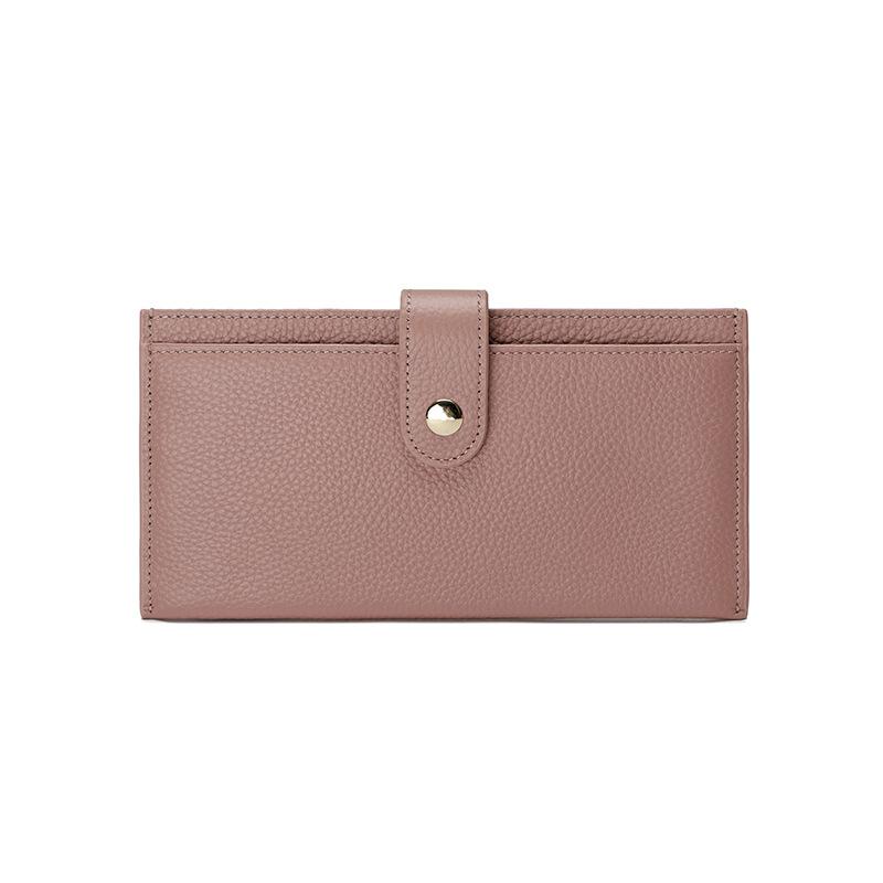 New Genuine Leather Women s Wallet with 6 Card Slots and Leather Ultra-thin Long Clip with Independent Coin Pocket on The Outside рожевий
New Genuine Leather Women s Wallet with 6 Card Slots and Leather Ultra-thin Long Clip with Independent Coin Pocket on The Outside рожевий