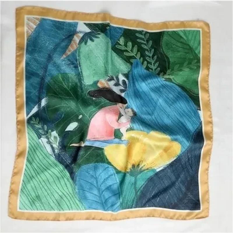 2025 Luxury Silk Head Scarf For Women Fashion Kerchief Print Hair Scarfs 55cm Square Headband Neck Scarves For Ladies Hijabs 55x55cm
2025 Luxury Silk Head Scarf For Women Fashion Kerchief Print Hair Scarfs 55cm Square Headband Neck Scarves For Ladies Hijabs 55x55cm