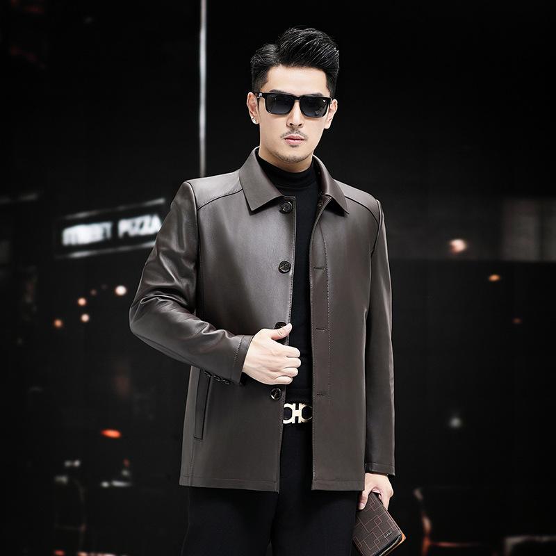 Куртки из натуральной кожи для мужчин на осень и зиму, новые деловые повседневные модные простые куртки из натуральной кожи 62
Куртки из натуральной кожи для мужчин на осень и зиму, новые деловые повседневные модные простые куртки из натуральной кожи 62