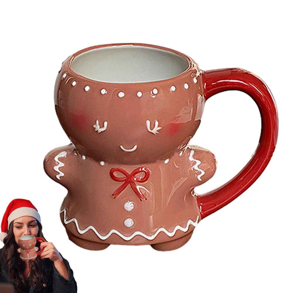 Gingerbread Man Coffee Cups Christmas Ceramic Mugs Couples Child Student Home Office Drinkware Ceramic Mugs Ornament 600ml 600ml
Gingerbread Man Coffee Cups Christmas Ceramic Mugs Couples Child Student Home Office Drinkware Ceramic Mugs Ornament 600ml 600ml