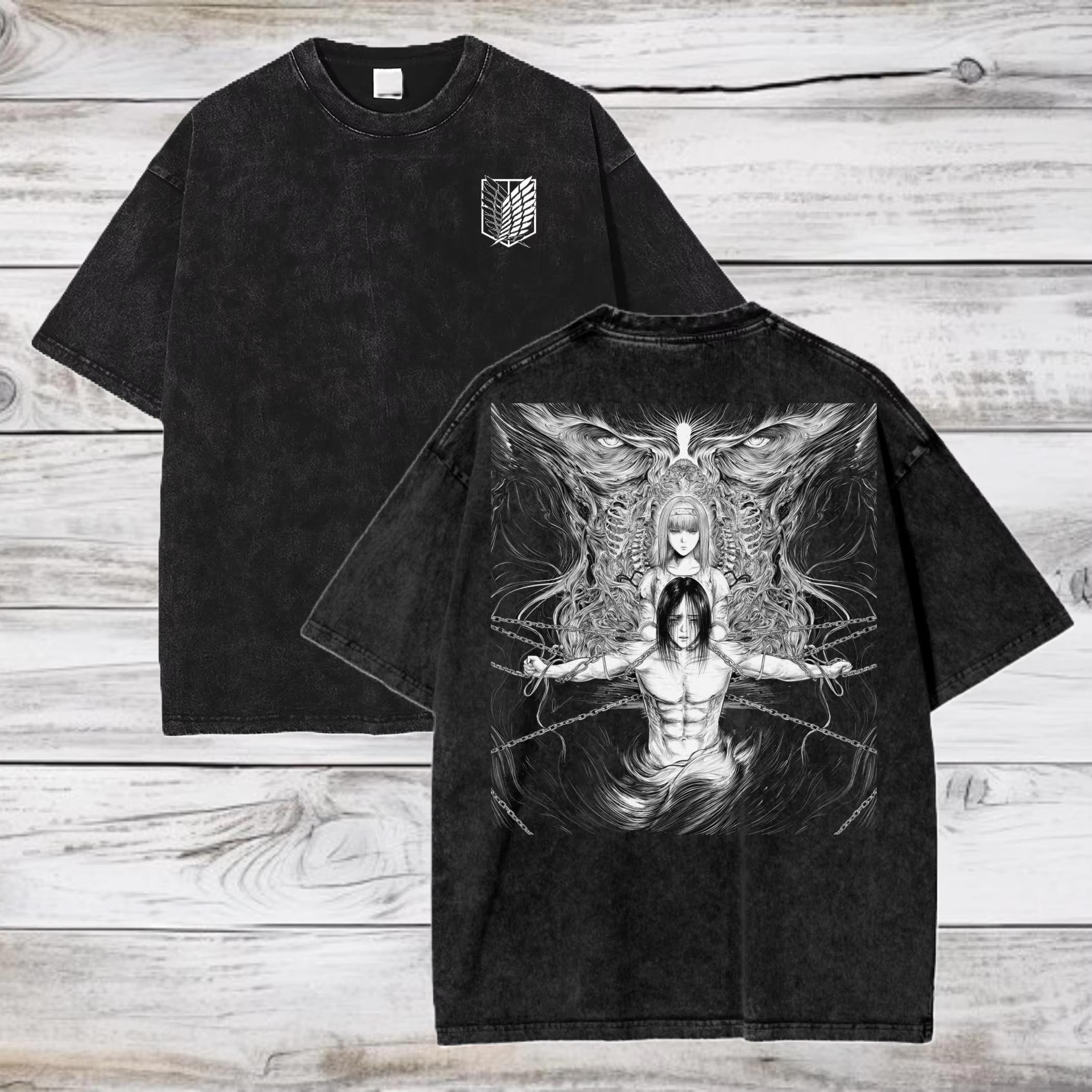 Anime Attack on Titan Eren Jaeger Cool Graphic Tshirt Men Manga Washed Tshirts Vintage Cotton T Shirt Harajuku Male Casual Tops M
Anime Attack on Titan Eren Jaeger Cool Graphic Tshirt Men Manga Washed Tshirts Vintage Cotton T Shirt Harajuku Male Casual Tops M