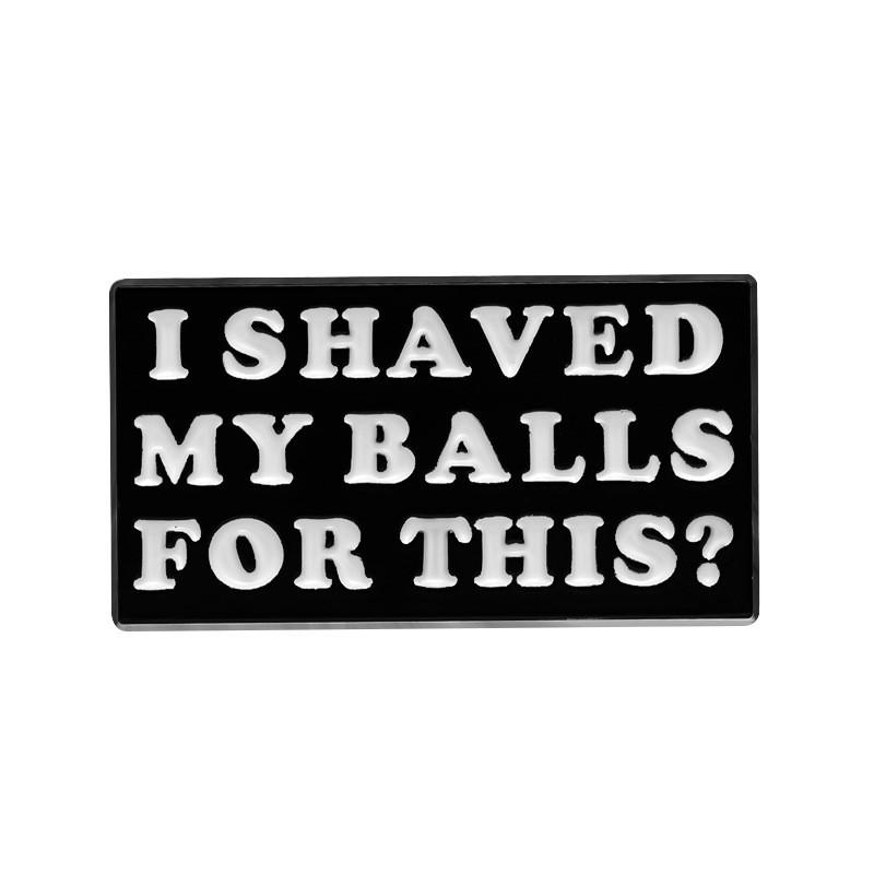 Black Fashionable Enamel Brooch Featuring Distinctive Lettering And Cartoon Characters For Genders All
Black Fashionable Enamel Brooch Featuring Distinctive Lettering And Cartoon Characters For Genders All