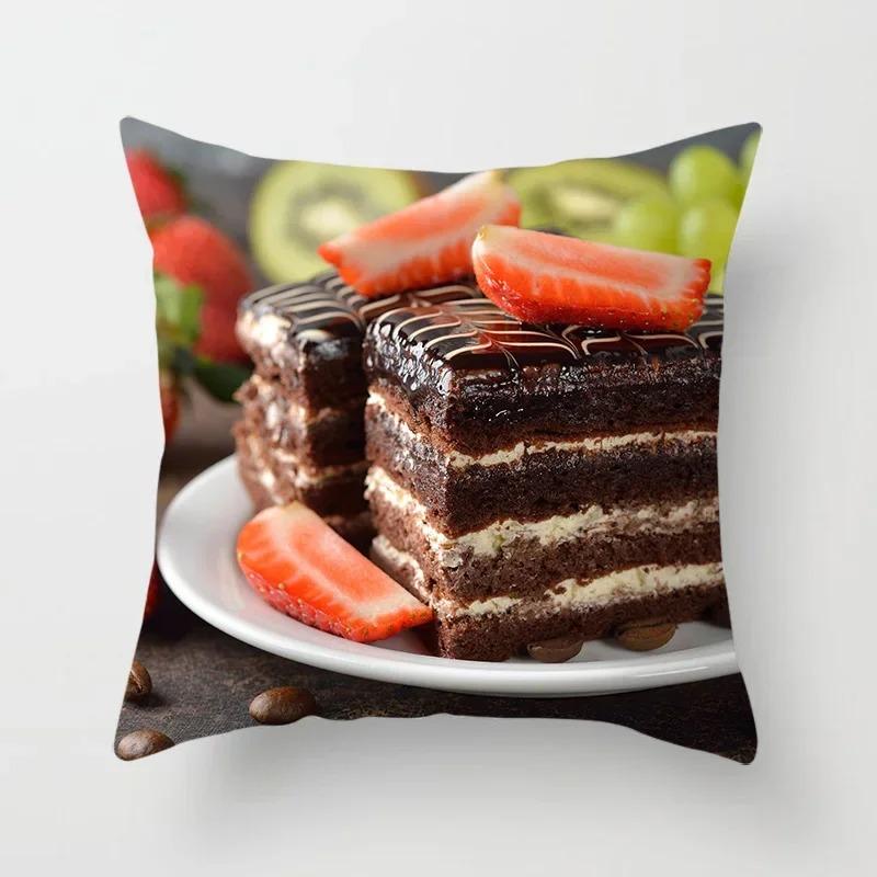 Комната Дом Еда Торт Печать Наволочка Ресторан Декоративная Подушка для Дивана 40x40cm
Комната Дом Еда Торт Печать Наволочка Ресторан Декоративная Подушка для Дивана 40x40cm