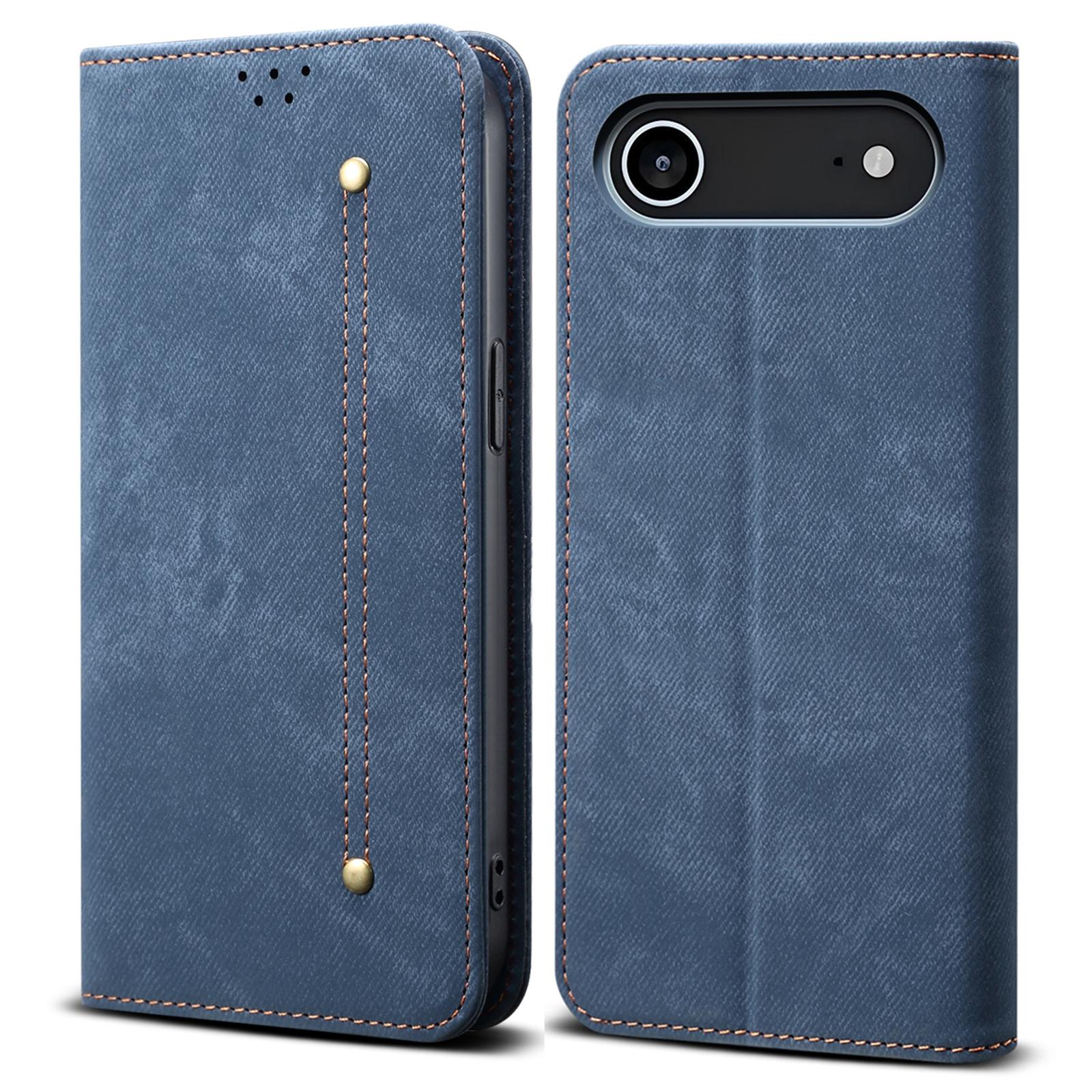 For iPhone 17 Air Case Jeans Cloth Texture Anti-Scratch Leather Stand Phone Cover Blue
For iPhone 17 Air Case Jeans Cloth Texture Anti-Scratch Leather Stand Phone Cover Blue