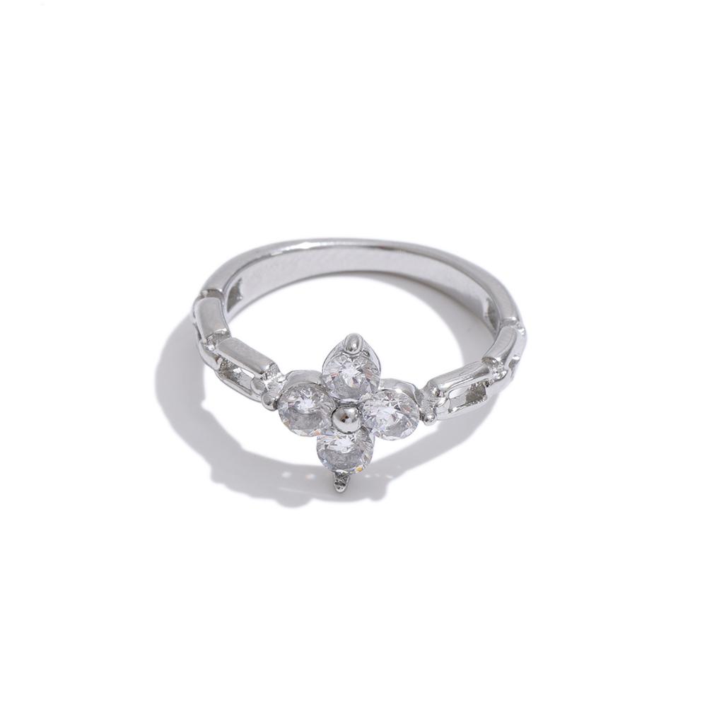 Yhpup Size 6789 Stainless Steel Cubic Zirconia Flower Ring 2026 High Quality Dainty Fashion Spring Summer Jewelry Accessories 6
Yhpup Size 6789 Stainless Steel Cubic Zirconia Flower Ring 2026 High Quality Dainty Fashion Spring Summer Jewelry Accessories 6