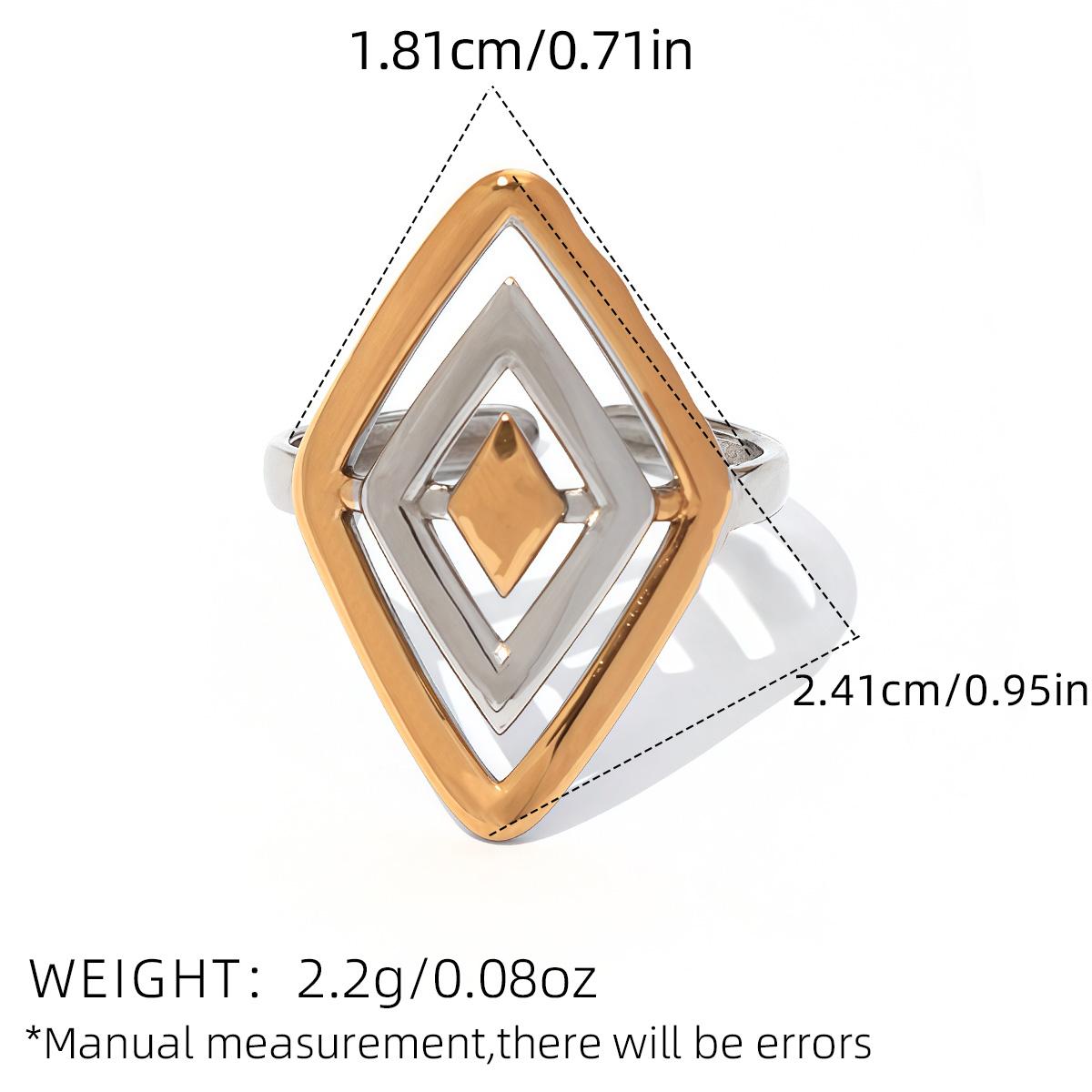 Vintage Smooth 18K Gold Plated Stainless Steel Rings for Women Geometric Circle Twist Statement Earring Fashion Zircon Bijoux resizable
Vintage Smooth 18K Gold Plated Stainless Steel Rings for Women Geometric Circle Twist Statement Earring Fashion Zircon Bijoux resizable