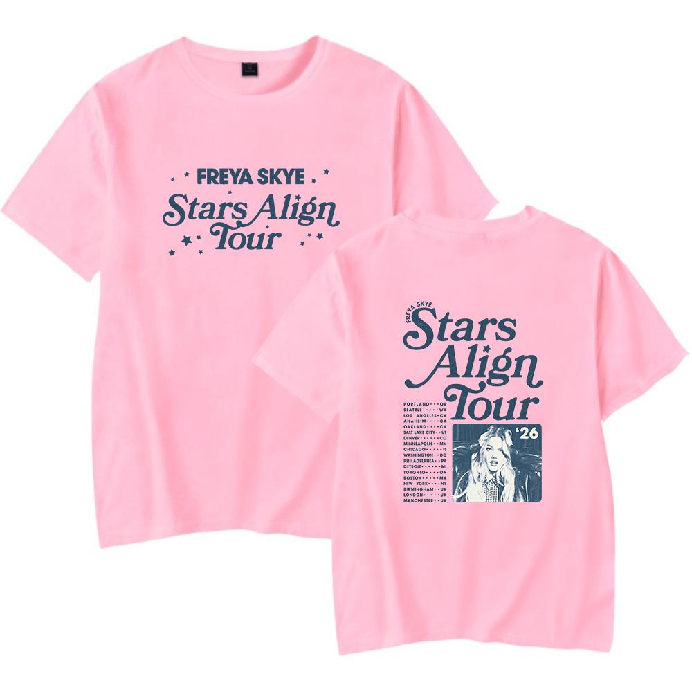 Freya Skye Stars Align TOUR 2026 Merch Tshirt Cool Print Tops for Unisex and Women Streetwear S
Freya Skye Stars Align TOUR 2026 Merch Tshirt Cool Print Tops for Unisex and Women Streetwear S