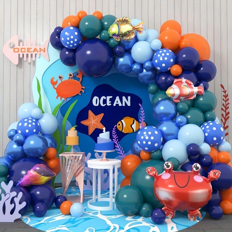 Набор воздушных шаров на тему мультяшного подводного мира, морские животные, украшение сцены для детской вечеринки по случаю дня рождения и для мальчиков Balloon
Набор воздушных шаров на тему мультяшного подводного мира, морские животные, украшение сцены для детской вечеринки по случаю дня рождения и для мальчиков Balloon