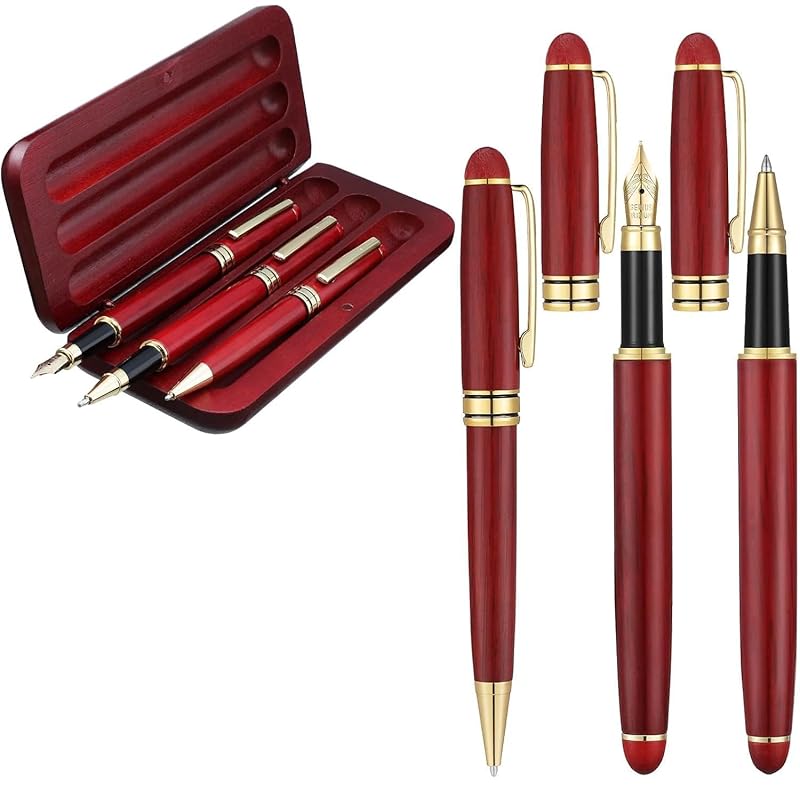 luxury ballpoint pen , oil-based ballpoint pen, fountain pen, ballpoint pen, gel ink pen, 3-piece wooden pen gift set, in wooden gift box , easy to
luxury ballpoint pen , oil-based ballpoint pen, fountain pen, ballpoint pen, gel ink pen, 3-piece wooden pen gift set, in wooden gift box , easy to