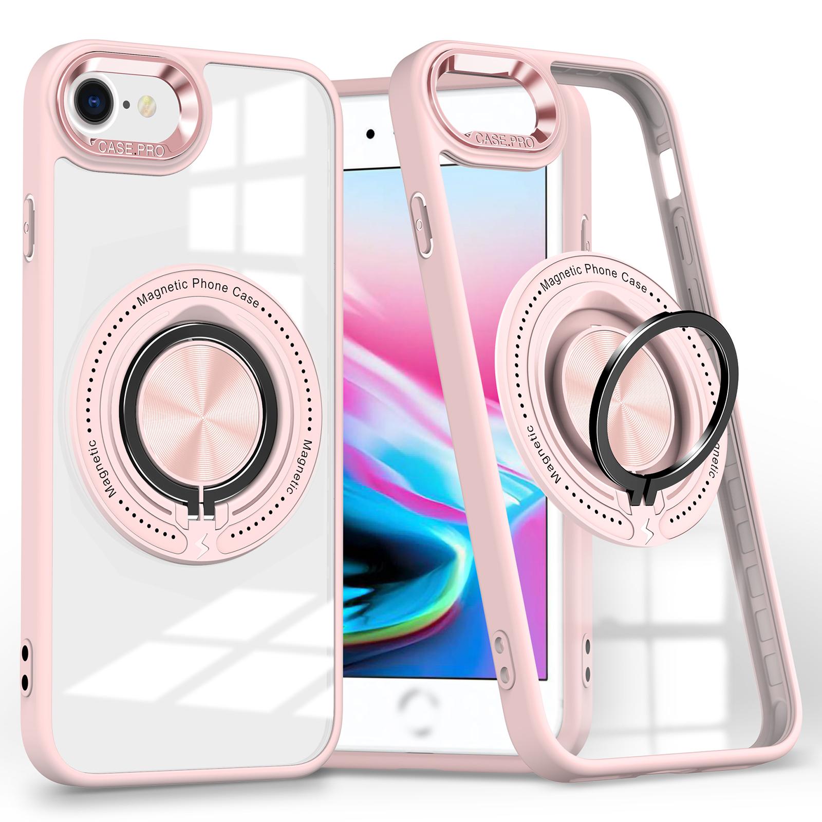 Для iPhone 7/8/SE (2020)/СЕ (2022) Магнитный чехол PC+TPU чехол для телефона кольцо-подставка Pink
Для iPhone 7/8/SE (2020)/СЕ (2022) Магнитный чехол PC+TPU чехол для телефона кольцо-подставка Pink