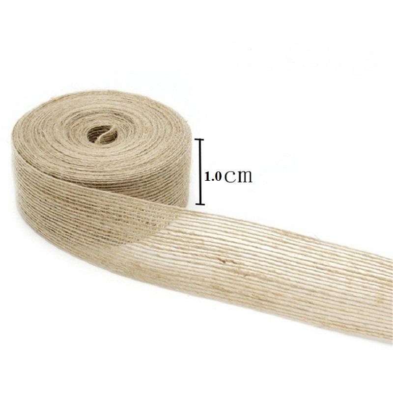 Linen Burlap Fabric Ribbon Lace Tape Craft Linen Macrame Webbing for DIY Bow Wedding Decoration Gifts Box Bouquet Packaging 2M
Linen Burlap Fabric Ribbon Lace Tape Craft Linen Macrame Webbing for DIY Bow Wedding Decoration Gifts Box Bouquet Packaging 2M