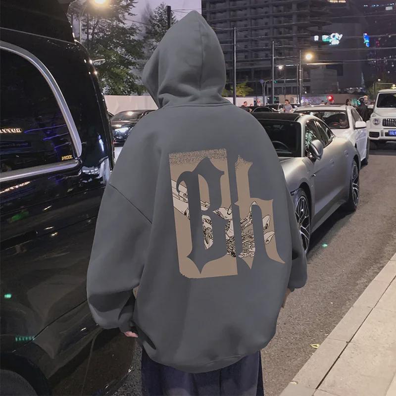 Мужская толстовка с капюшоном в стиле ретро в гонконгском стиле - весна/осень, американская тяжелая уличная модная свободная куртка с бархатом L
Мужская толстовка с капюшоном в стиле ретро в гонконгском стиле - весна/осень, американская тяжелая уличная модная свободная куртка с бархатом L