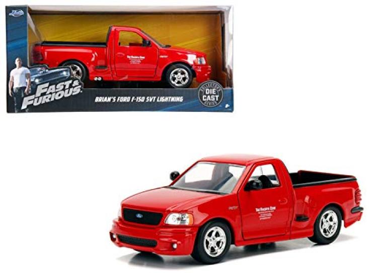 StarSun Depot Пикап Ford SVT Lightning Красный Форсаж Фильм Литая Модель Машины Jada F-150 Брайана и 1/24
StarSun Depot Пикап Ford SVT Lightning Красный Форсаж Фильм Литая Модель Машины Jada F-150 Брайана и 1/24