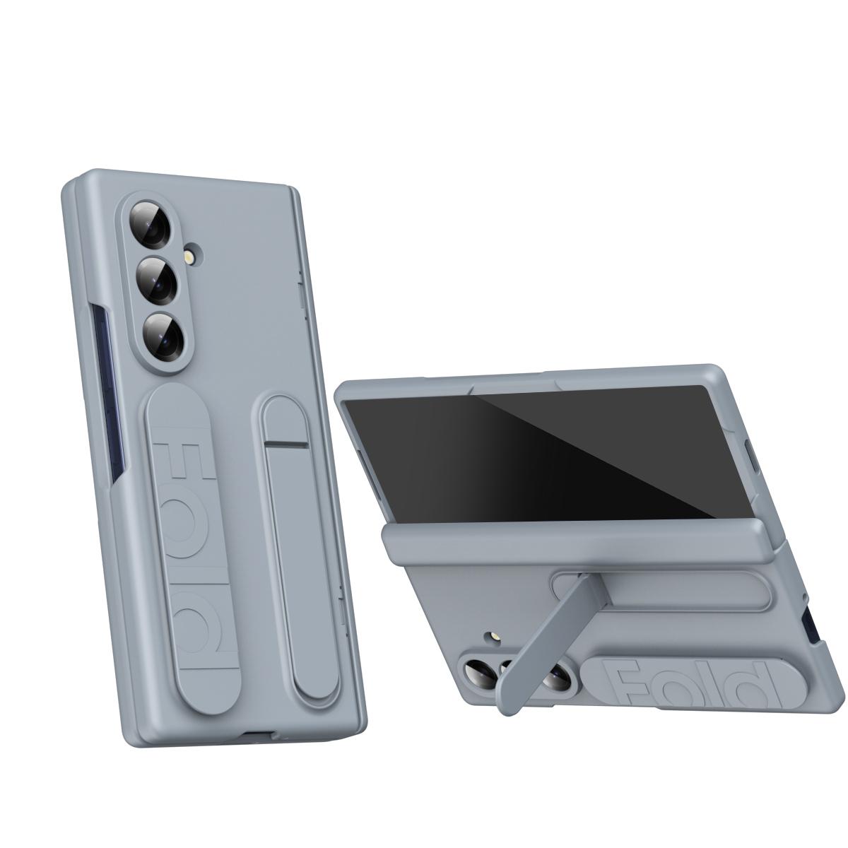 Чохол для телефону Samsung Galaxy Z Fold 7 Розкішна невидима підставка Захист шарніра Полікарбонатна кришка + Захисна плівка з загартованого скла сірий колір
Чохол для телефону Samsung Galaxy Z Fold 7 Розкішна невидима підставка Захист шарніра Полікарбонатна кришка + Захисна плівка з загартованого скла сірий колір