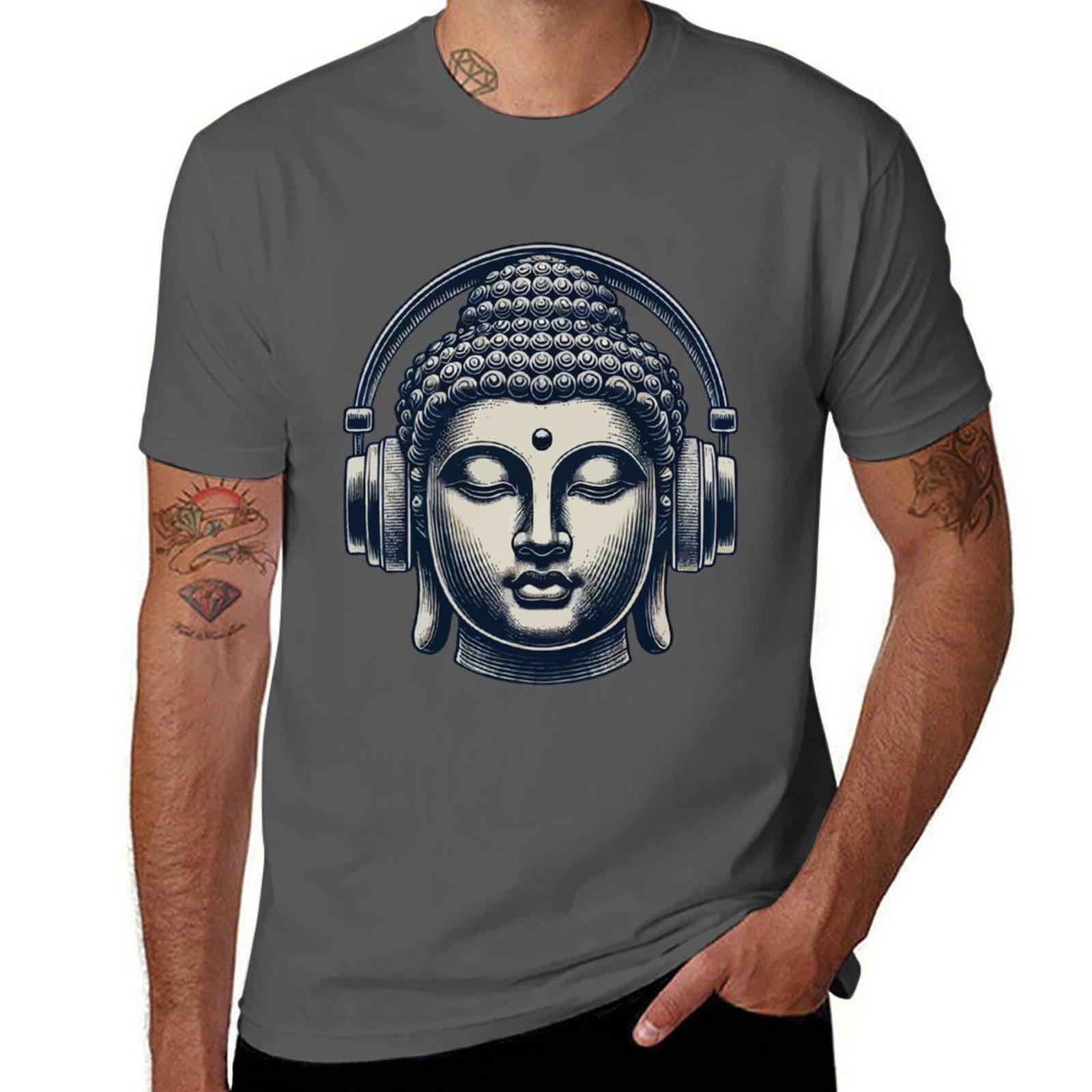 Buddha With Headphones Music Streetwear Outfit T-Shirt man t shirt graphic t shirts designer T-Shirt 4XL
Buddha With Headphones Music Streetwear Outfit T-Shirt man t shirt graphic t shirts designer T-Shirt 4XL