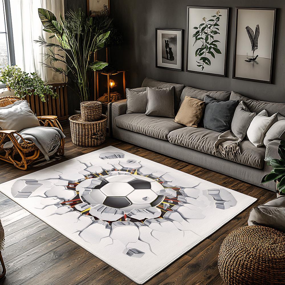 Tuniu Soccer Ball Cracks Rug Non-Slip Living Room Floor Mat Decorative Carpet 140x90cm 50cm x 80cm
Tuniu Soccer Ball Cracks Rug Non-Slip Living Room Floor Mat Decorative Carpet 140x90cm 50cm x 80cm