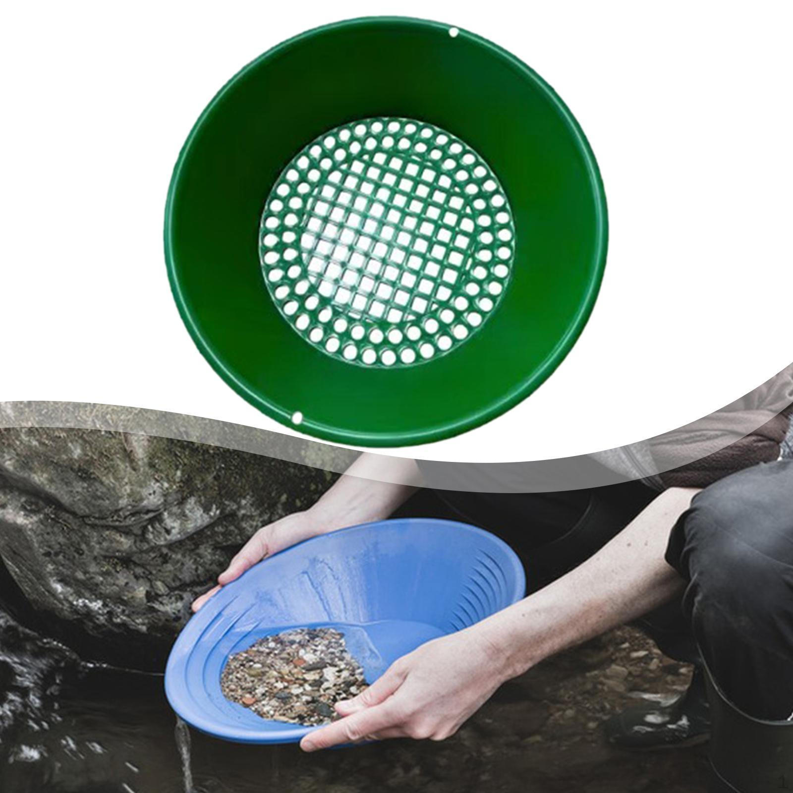 Sieve Gold Panning Sifting Pan Classifier Screen with Wear Resistant PP Material And Bottom
Sieve Gold Panning Sifting Pan Classifier Screen with Wear Resistant PP Material And Bottom